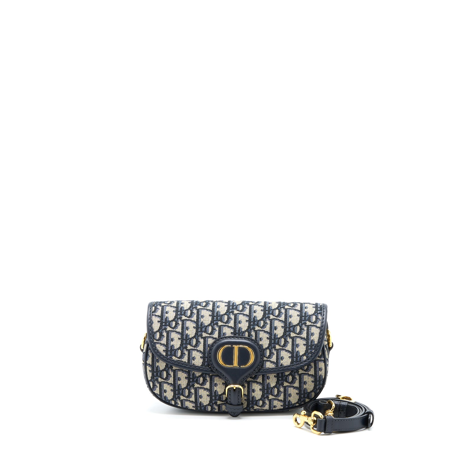 【直営・関税送料込】D-Bobby Dior Oblique Blue Dior Oblique Jacquard Medium Bobby Bag Leather