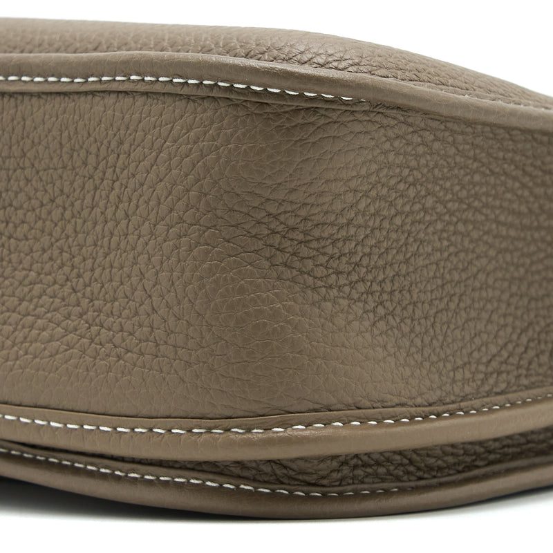 Hermes Evelyn 29 Clemence Etoupe SHW Stamp Y