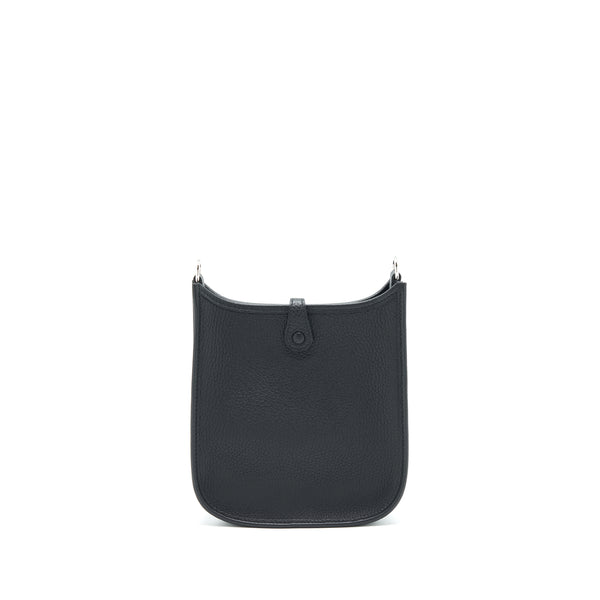 Hermes Mini Evelyne Black SHW Stamp Z