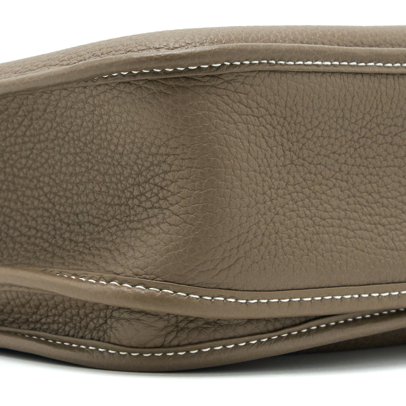 Hermes Evelyn 29 Clemence Etoupe SHW Stamp Y