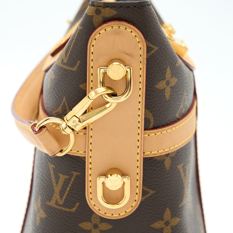 Authenticated Used Louis Vuitton M43587 Duffle Bag Monogram Shoulder Canvas  Women's LOUIS VUITTON 