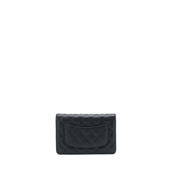 Chanel Classic Wallet On Chain Caviar Black SHW