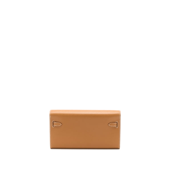 Hermes Kelly To Go Epsom Gold GHW Stamp Z