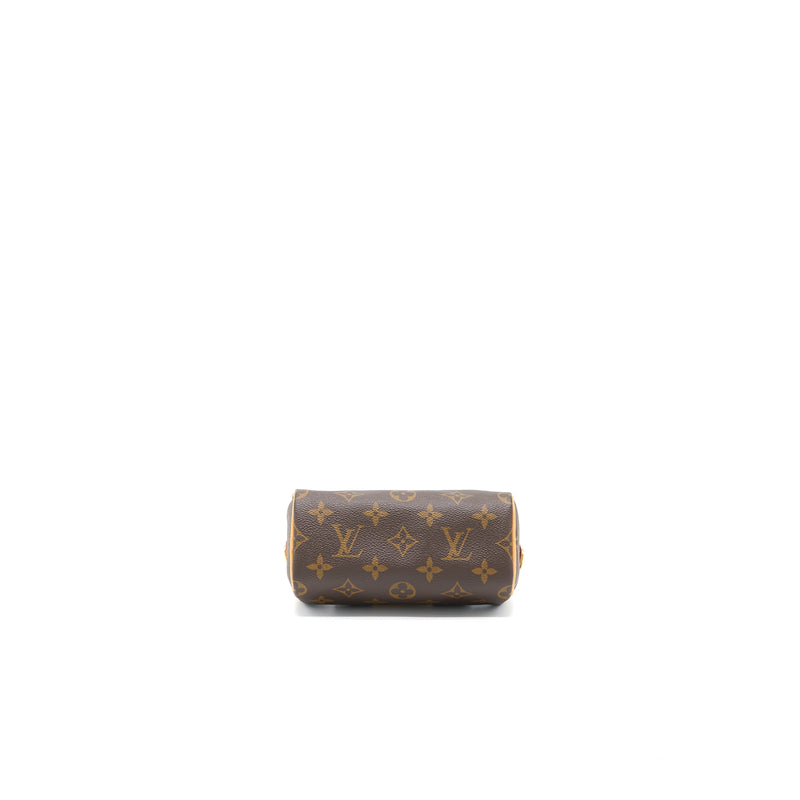 Louis Vuitton Nano Speedy Monogram Canvas GHW (New Version)