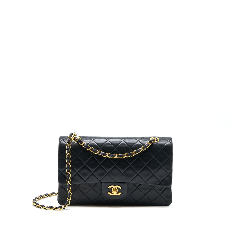 Chanel Vintage Flap Bag Lambskin Black GHW