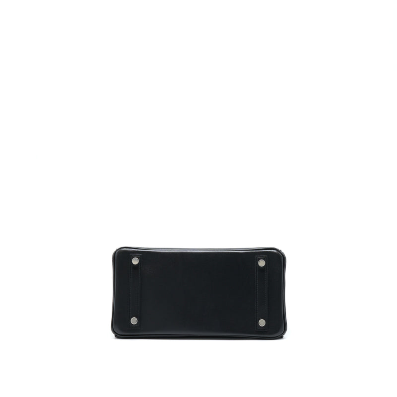 Hermes Birkin 25 Tadelakt Black SHW Stamp Y