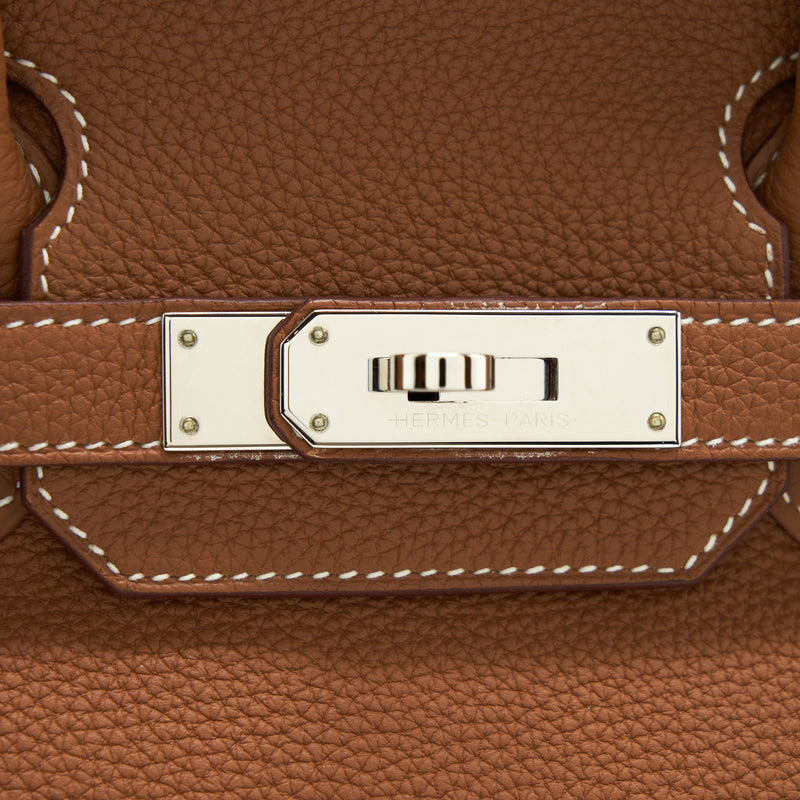 Hermes Birkin 30 Togo Gold SHW Stamp Y