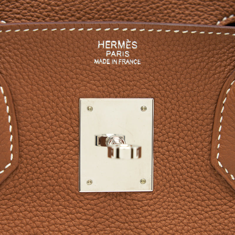 Hermes Birkin 30 Togo Gold SHW Stamp Y