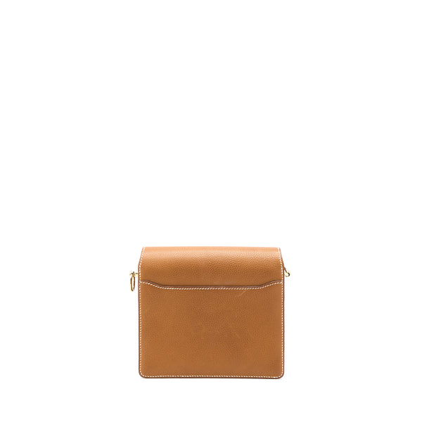 Hermes Mini Roulis Barenia Faubourg 34 Fauve GHW Stamp Y