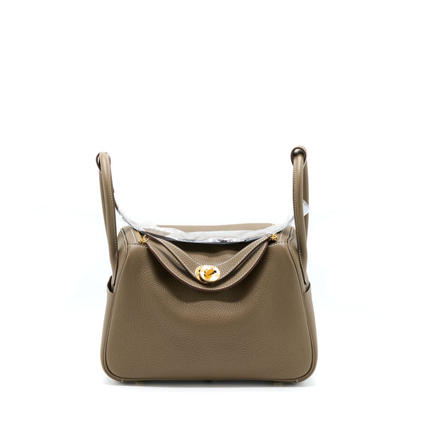 Hermes Lindy 26 Clemence Etoupe GHW Stamp U