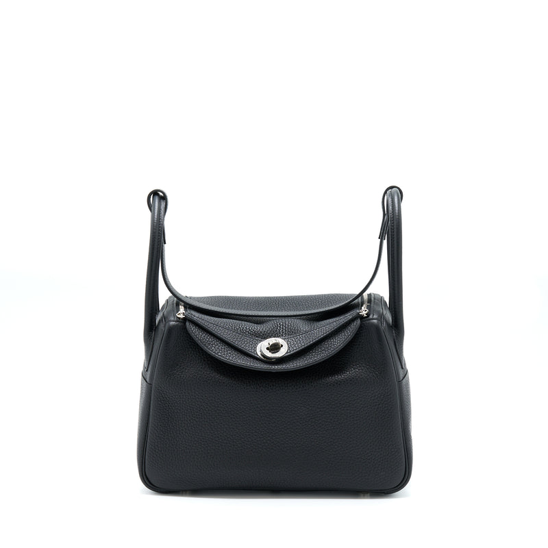 Hermes Lindy 26 Clemence Black SHW Stamp Y