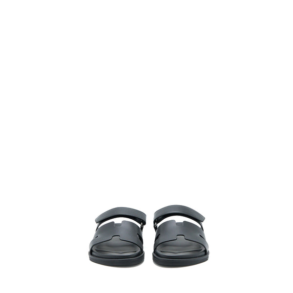 Hermes Size 41 Chypre Sandals Black