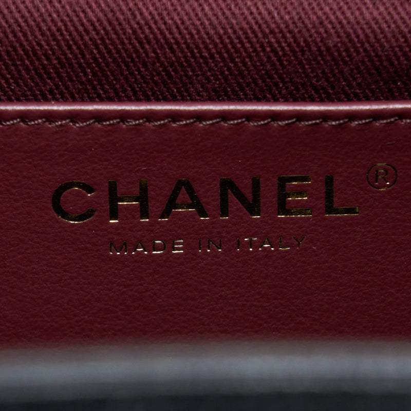 Chanel 22B Affinity Mini Backpack Caviar Black LGHW(Microchip)