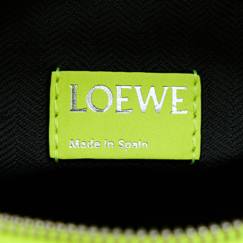 Loewe Small Cubi Bag Anagram Jacquard Canvas/Leather Amarillo SHW