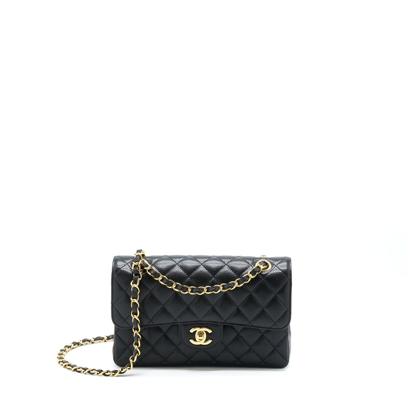 Chanel Small Classic Double Flap Bag Caviar Black GHW