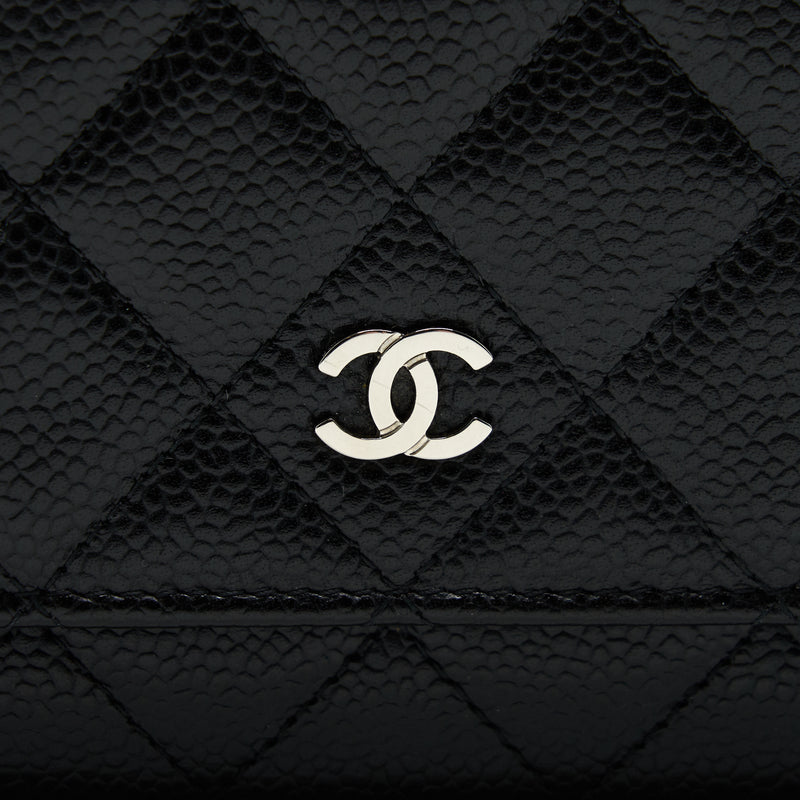 Chanel Wallet On Chain Caviar SHW