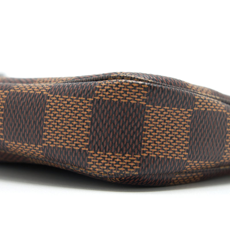 Louis Vuitton Mini Pochette Accessories Damier Ebene Canvas GHW