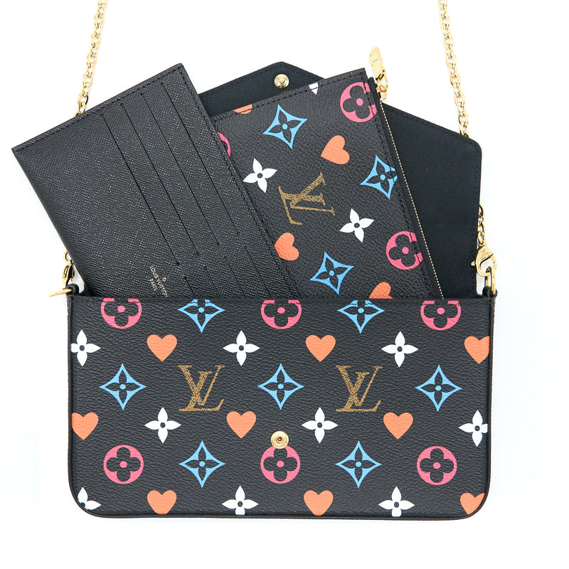 Louis Vuitton Limited Edition Felicie Multicolour Monogram Canvas GHW