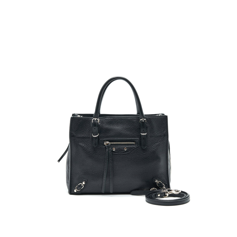 Balenciaga Papier Mini A4 Classic Studs Bag Leather Mini Black