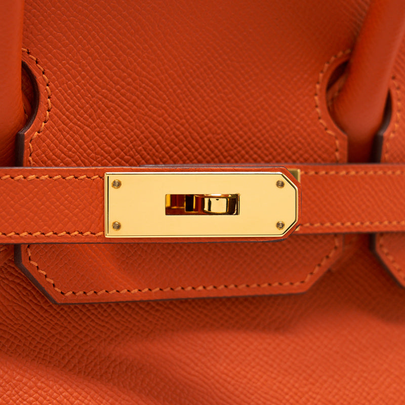 Hermes Birkin 30 9J Feu Epsom GHW Stamp A