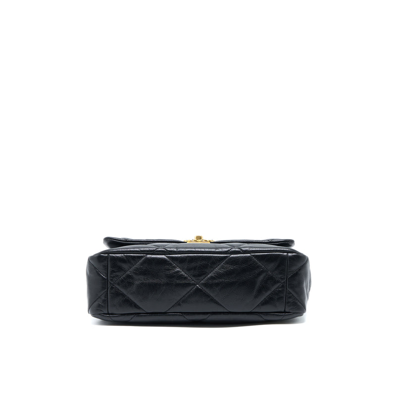 Chanel Medium 19 Bag Goatskin Black Multicolour Hardware