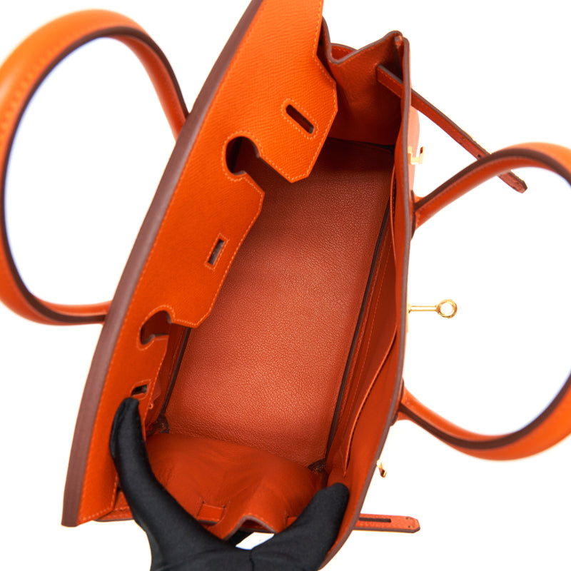 Hermes Birkin 30 9J Feu Epsom GHW Stamp A