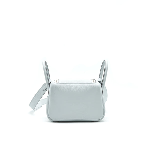 HERMES MINI LINDY 08 BLEU PALE SHW