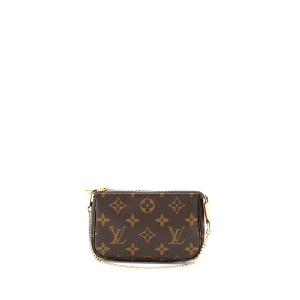 Louis Vuitton Mini Pochette Monogram Canvas GHW