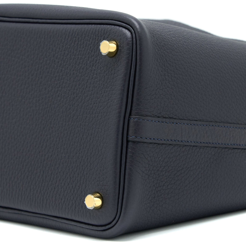 Hermes Picotin 18 Lock Bag Clemence Caban GHW Stamp U