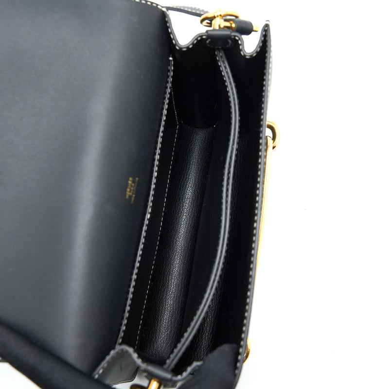 Hermes Roulis 23 Sombrero Black GHW Stamp C