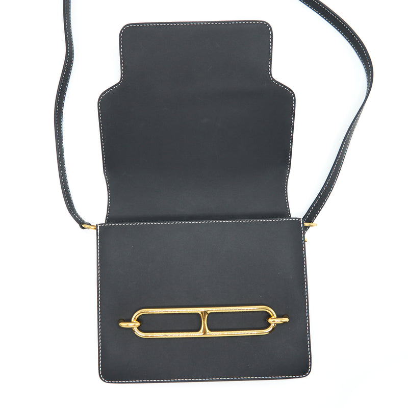 Hermes Roulis 23 Sombrero Black GHW Stamp C