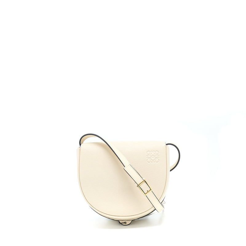 Loewe Heel Duo Bag Goatskin White