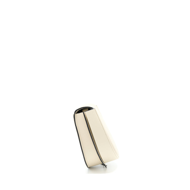 Loewe Heel Duo Bag Goatskin White