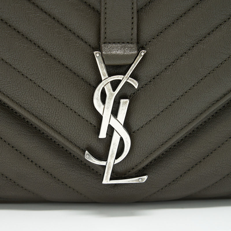 YSL COLLEGE LARGE SIZE OLIVE GREY COLOUR IN SHW