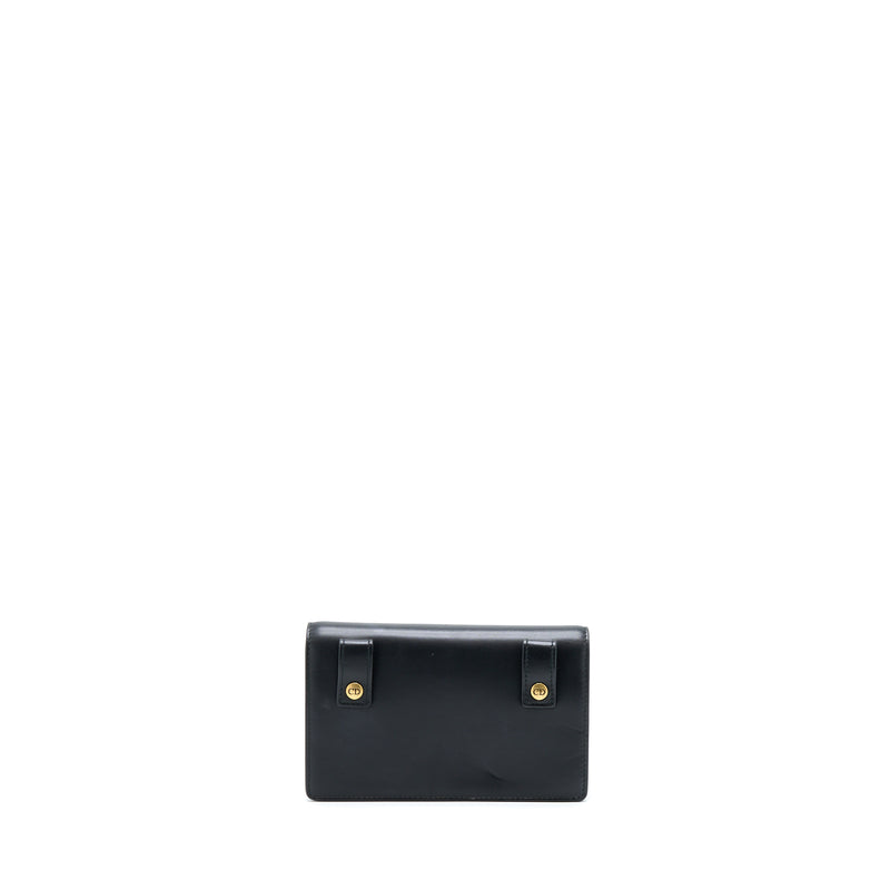 Dior Mini Saddle Belt Bag Calfskin Black GHW