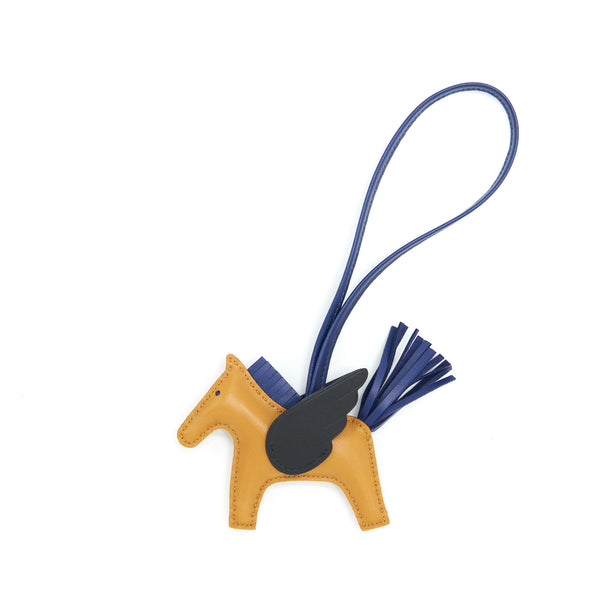 Hermes Rodeo Pegase Bag Charm Sesame/Blue/Saphir/Black