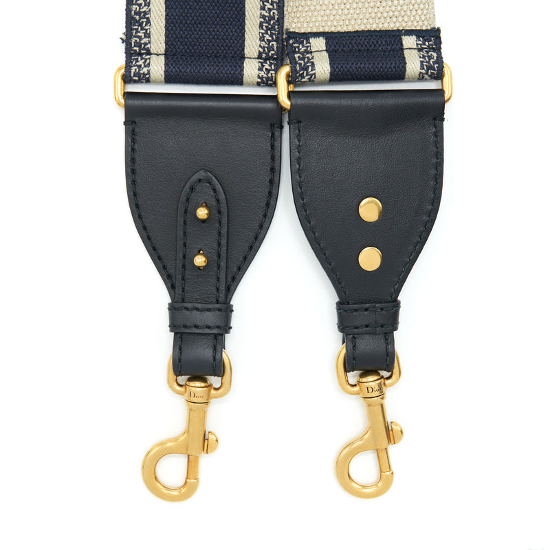 Dior Shoulder Strap Navy/Multicoloured GHW