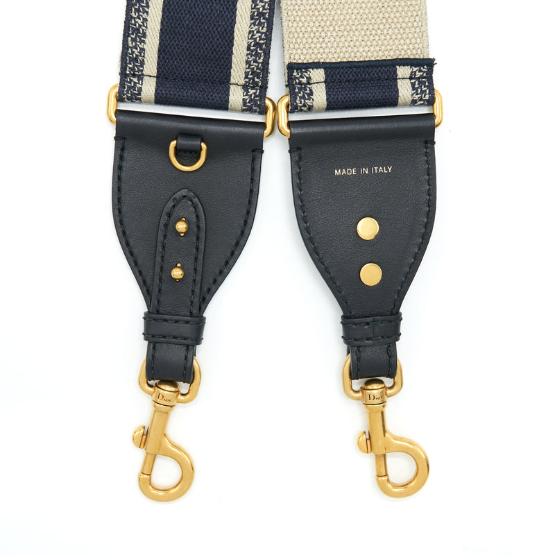 Dior Shoulder Strap Navy/Multicoloured GHW