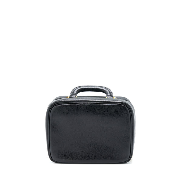 Chanel Vintage CC Logo Vanity Caviar Black GHW