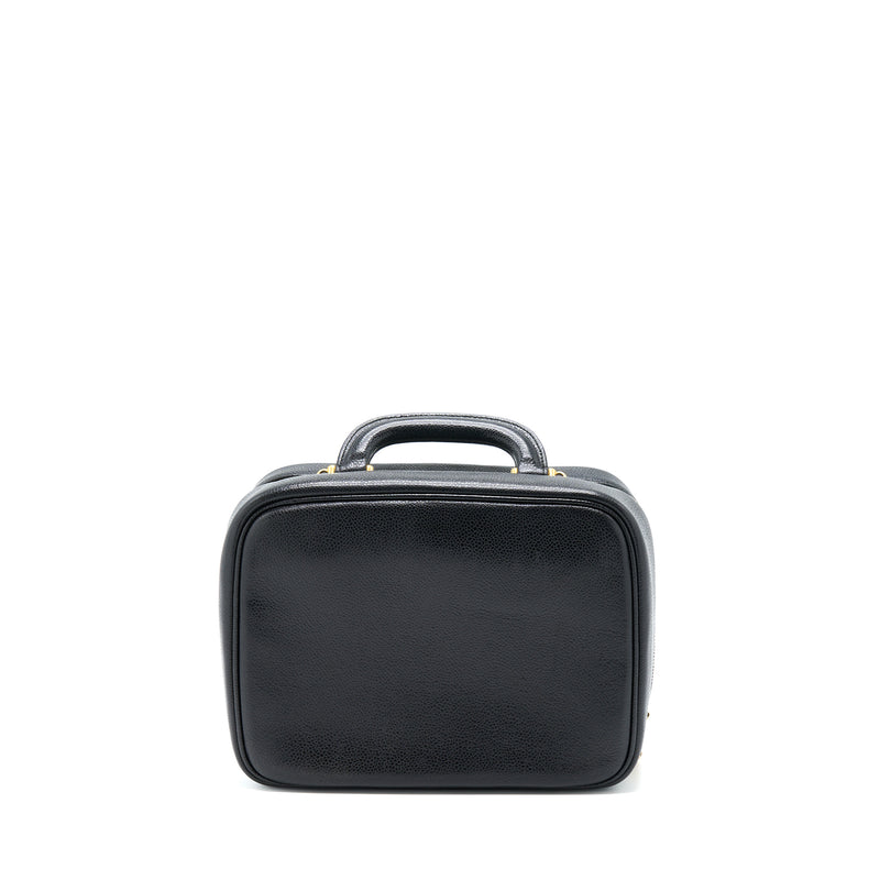 Chanel Vintage CC Logo Vanity Caviar Black GHW
