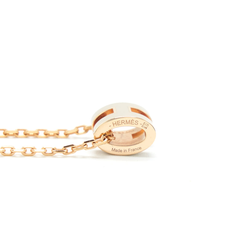 Hermes Mini Pop H Pendant Marron Glacé GHW