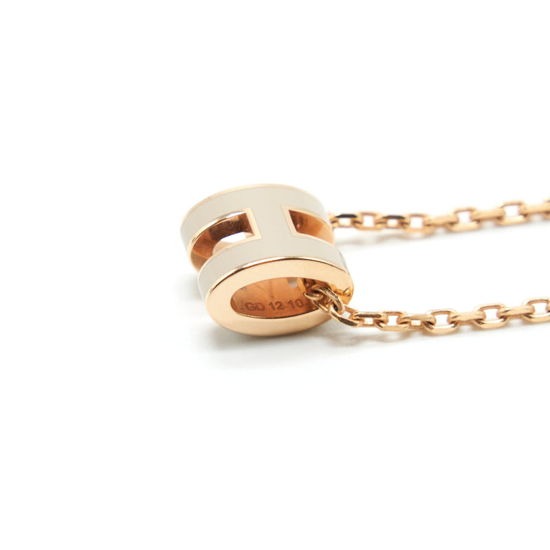 Hermes Mini Pop H Pendant Marron Glacé GHW