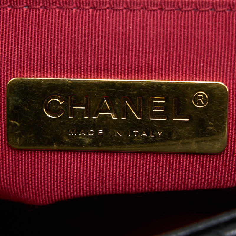 Chanel Small 19 Bag Goatskin Black Multicolour Hardware