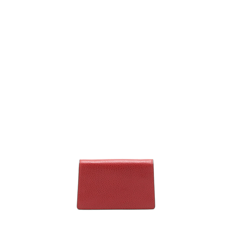 Gucci Dionysus Super Mini Leather Bag Red SHW