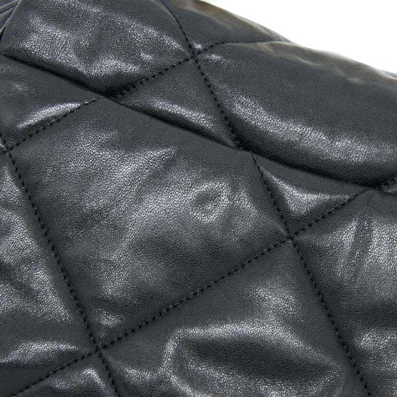 Chanel Small 19 Bag Goatskin Black Multicolour Hardware