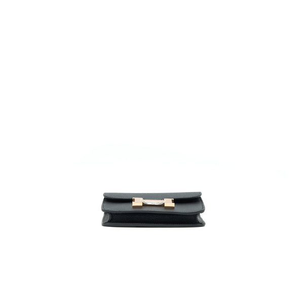 Hermes Constance Slim Epsom Black RGHW