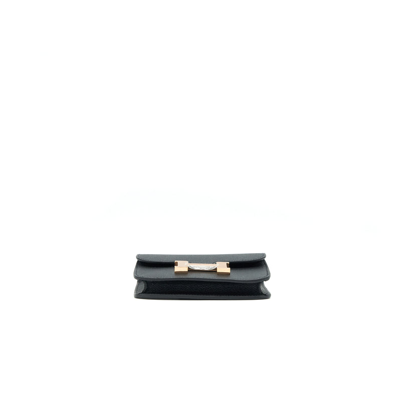 Hermes Constance Slim Epsom Black RGHW