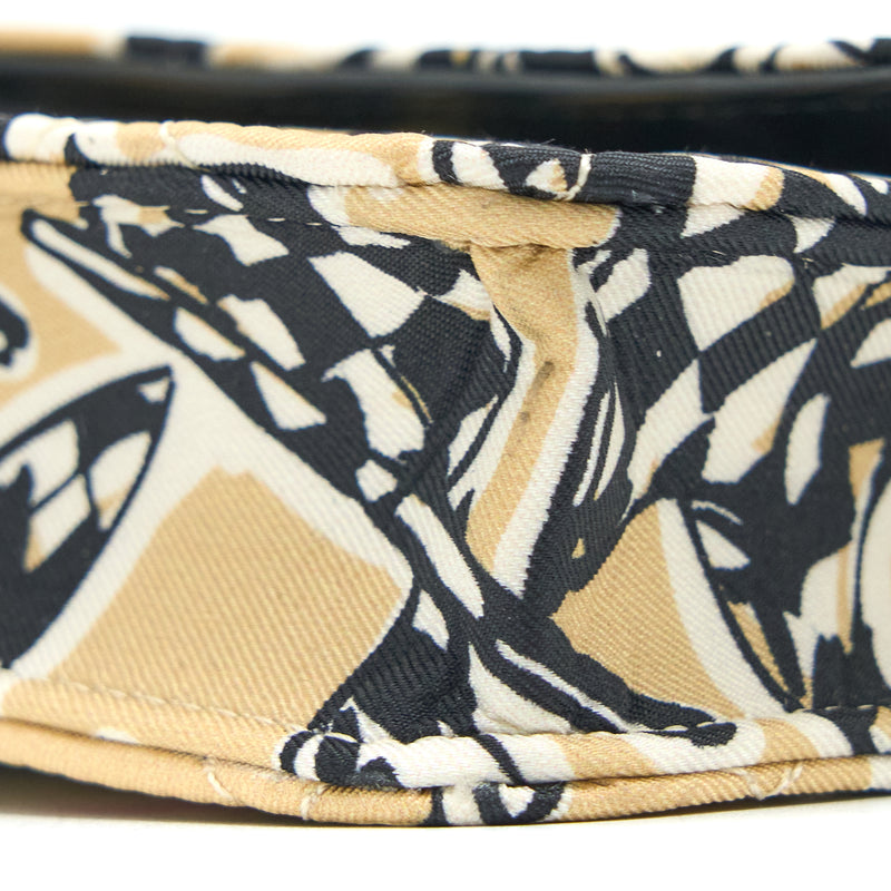 Chanel Mini Clutch With Chains Fabric Multicolour LGHW (Microchip)