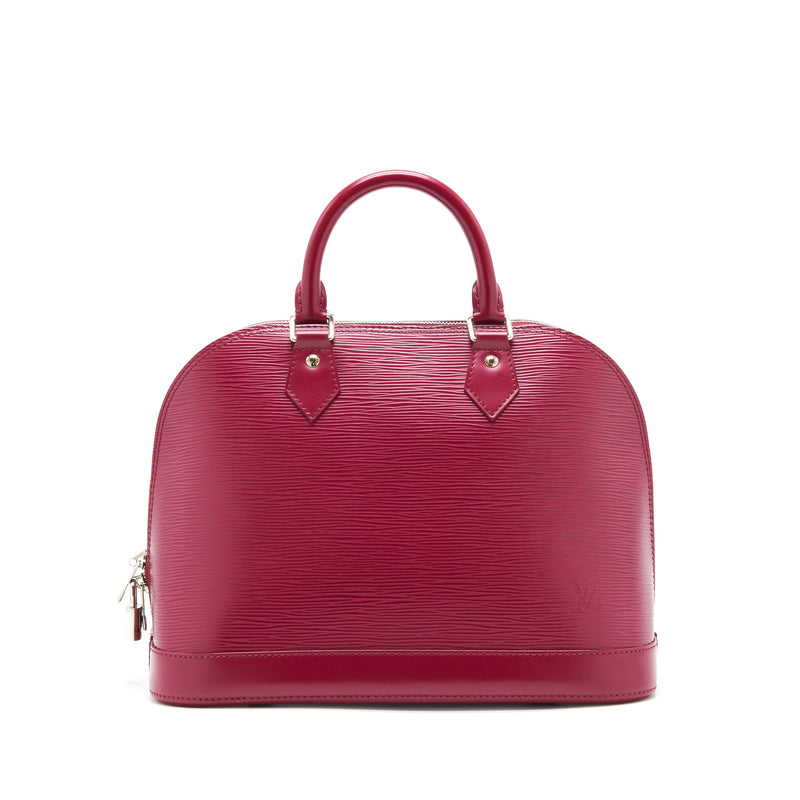 Louis Vuitton Alma PM Epi Dark Red SHW With initial J.Y On Key Tag