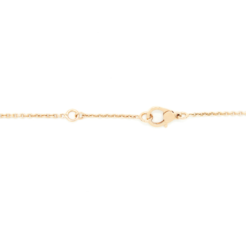 Hermes Finesse Necklace Rose Gold With Diamonds